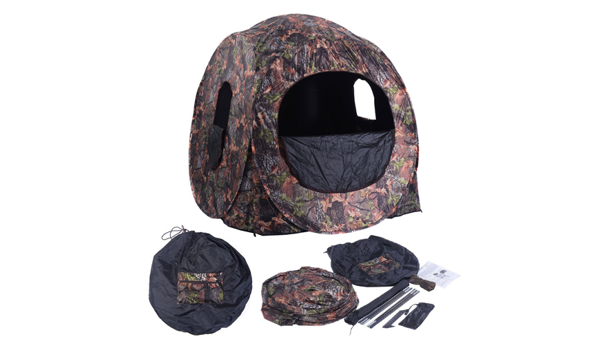 Camo Fabric POPUP Hunting Tent