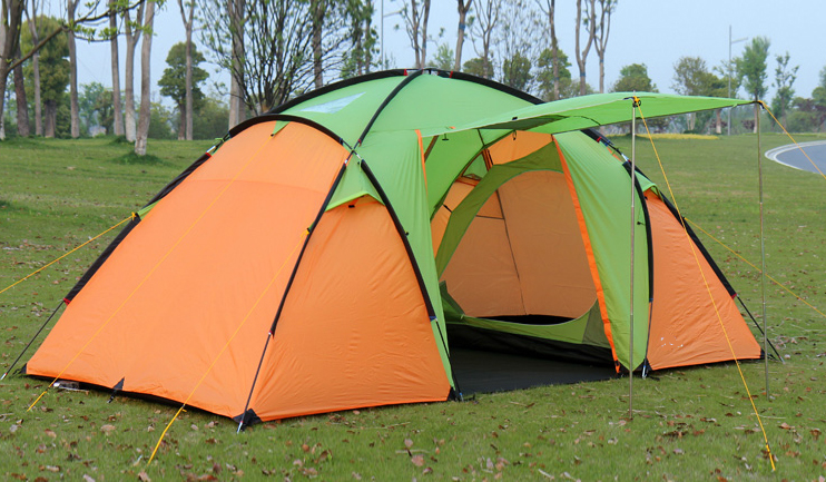 Luxury Family Camping Tent / 4 persons Tent / 2 rooms Camping Tent 